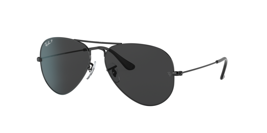 Ray-Ban Aviator large metal, Black, Size 58 (XL)
