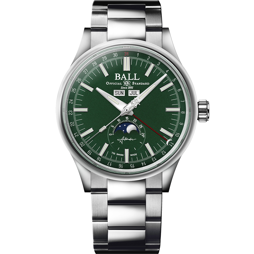 Ball Watch Engineer II Moon-phase Calendar, Auto movement, Stainless Steel 40mm Case & Bracelet, Limited Edition