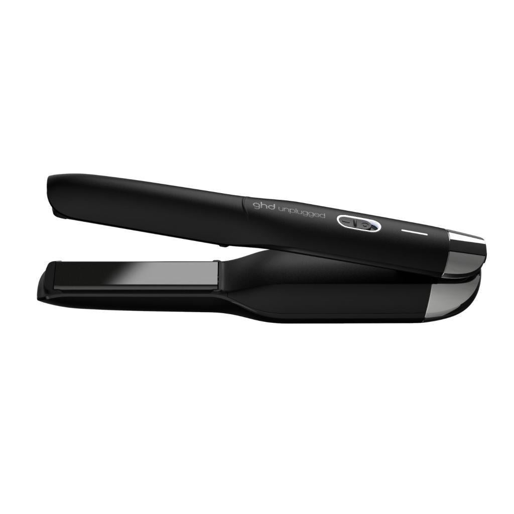 ghd unplugged cordless hair straightener in matte black + GWP (Bodyguard Heat Protector 120ml)