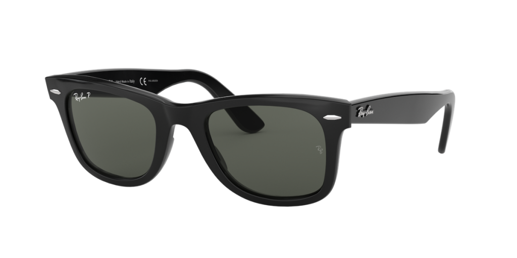Ray-Ban Original Wayfarer Black w Green, Size 50 (L)