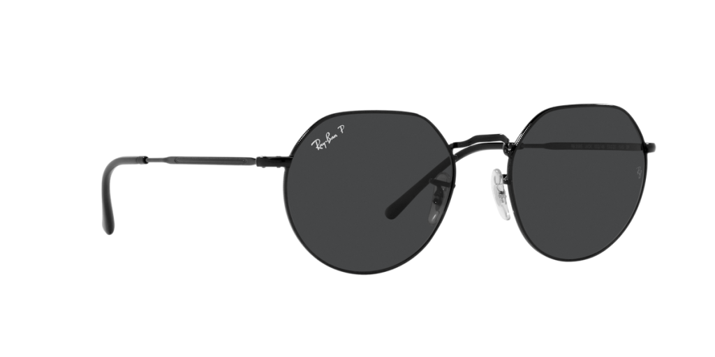 Ray-Ban Jack Black w Polar Black, Size 53 (L)