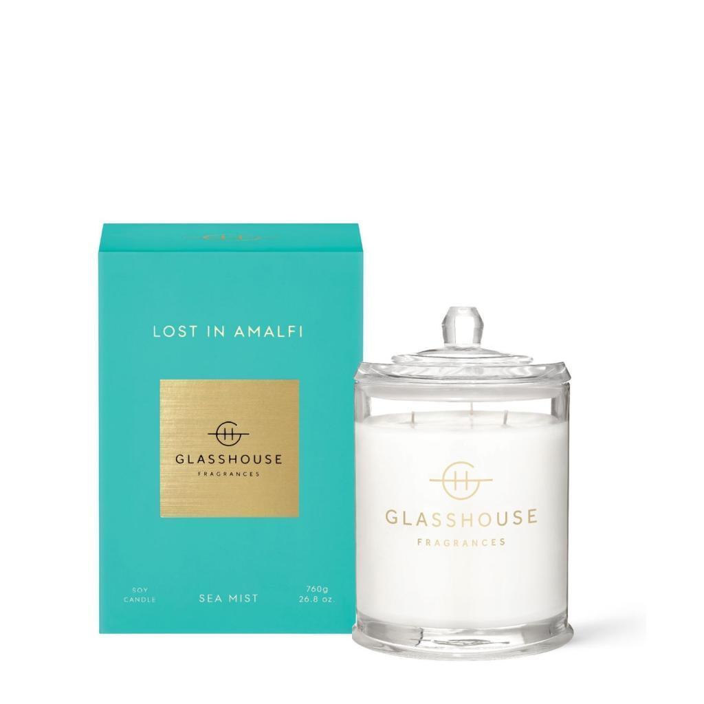 Glasshouse Fragance 760g Lost In Amalfi (Sea Mist) Candle