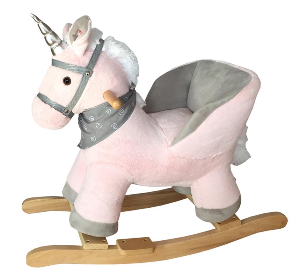 EverEarth Rockme Rocking Unicorn Chair -Pink