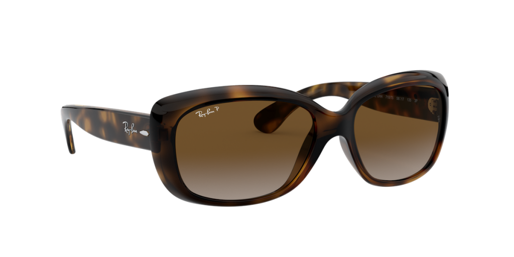 Ray-Ban Jackie Ohh Havana x Brown Gradient Polar, Size 58 (M)