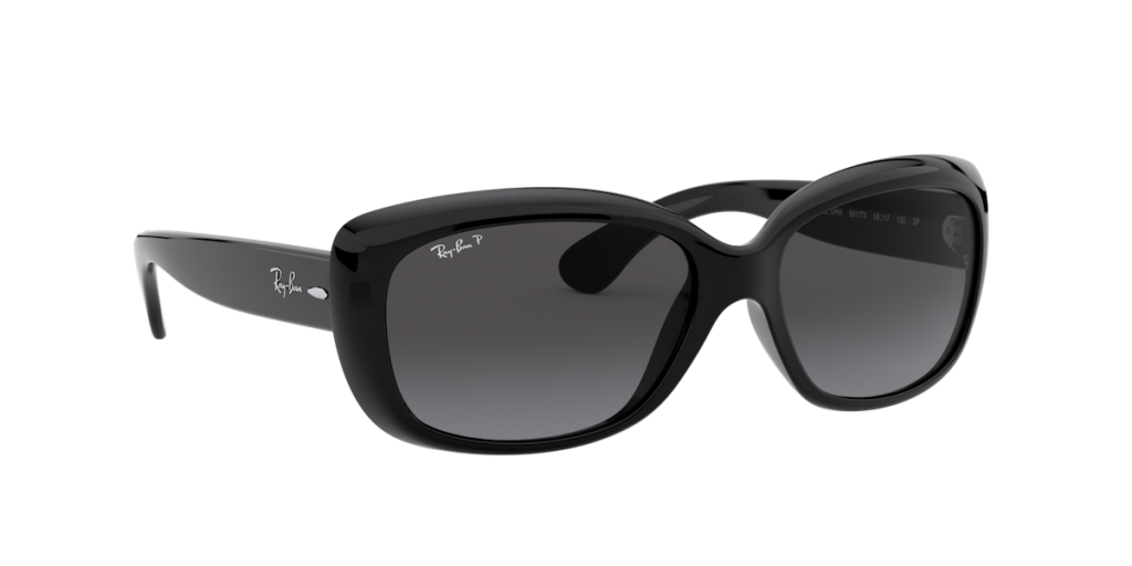 Ray-Ban Jackie Ohh Black w Grey Gradient Polar, Size 58 (M)