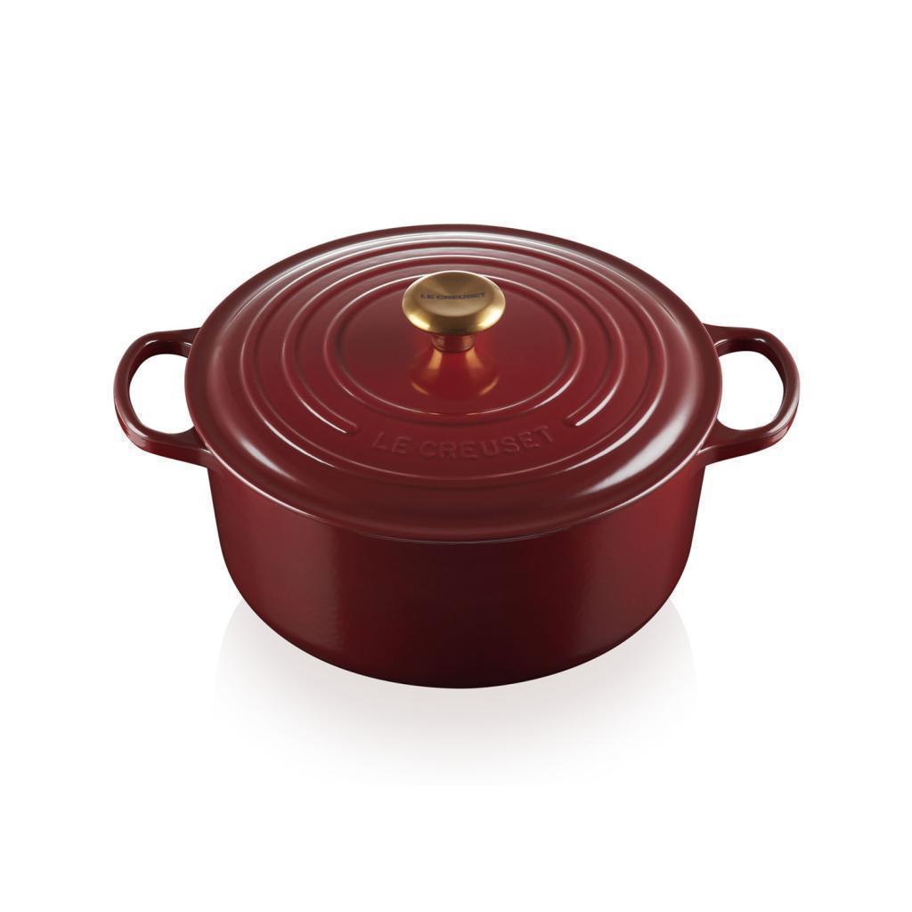 Le Creuset Cast Iron 28cm Round Casserole - Rhone