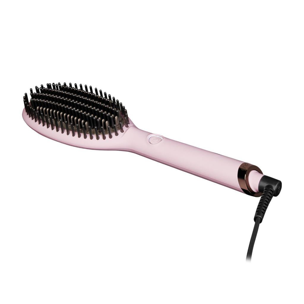 ghd glide smoothing hot brush in pink sorbet