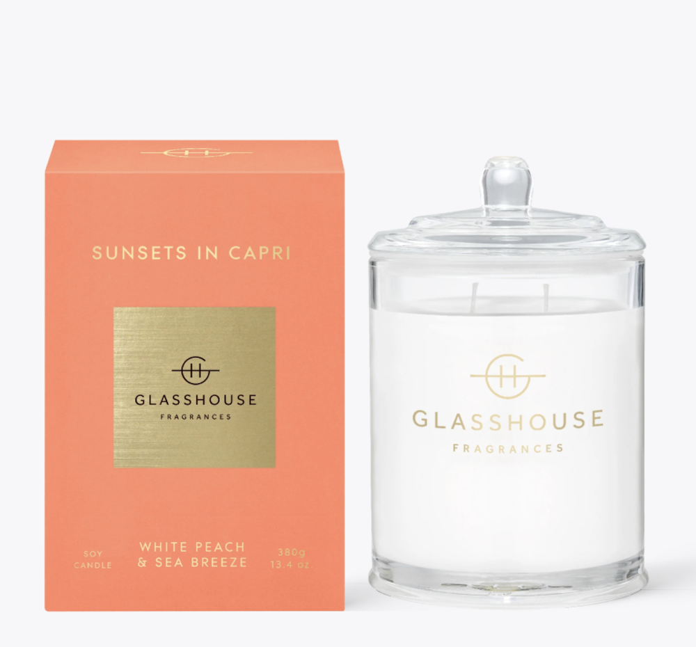 Glasshouse Sunsets In Capri 380g Soy Candle