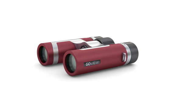 GOVIEW ZOOMR 8x26 Binoculars - Ruby Red