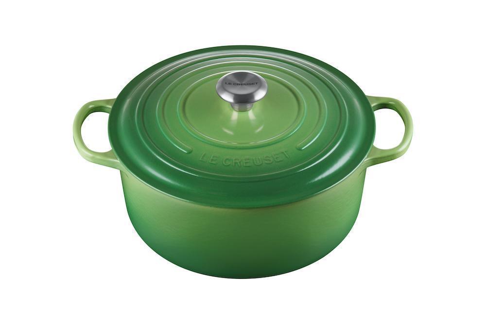 Le Creuset Cast Iron 28cm Round Casserole - Bamboo