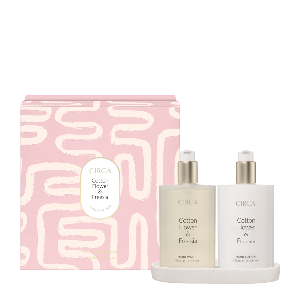 Circa Cotton Flower & Freesia Hand Care Duo Set 900ml