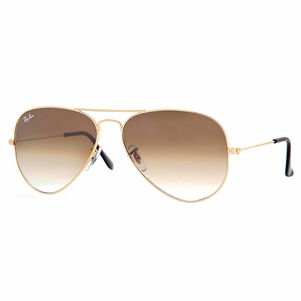 Ray-Ban Aviator Gradient Metal Sunglasses Size 58 (XL)