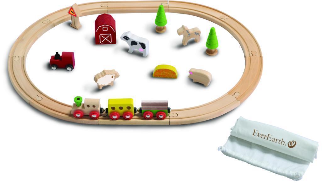 EverEarth Farm Train Set