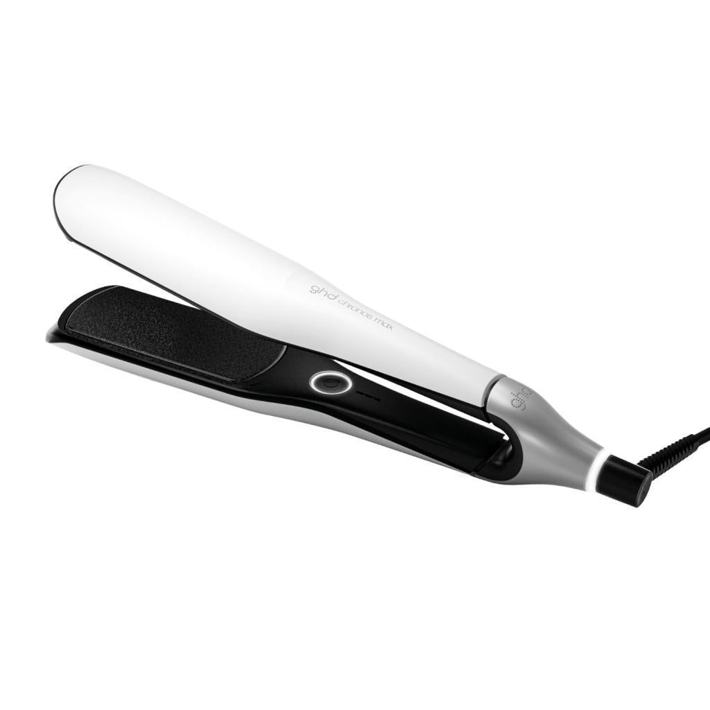 ghd chronos max wide plate hair straightener White + GWP (Bodyguard Heat Protector 120ml)