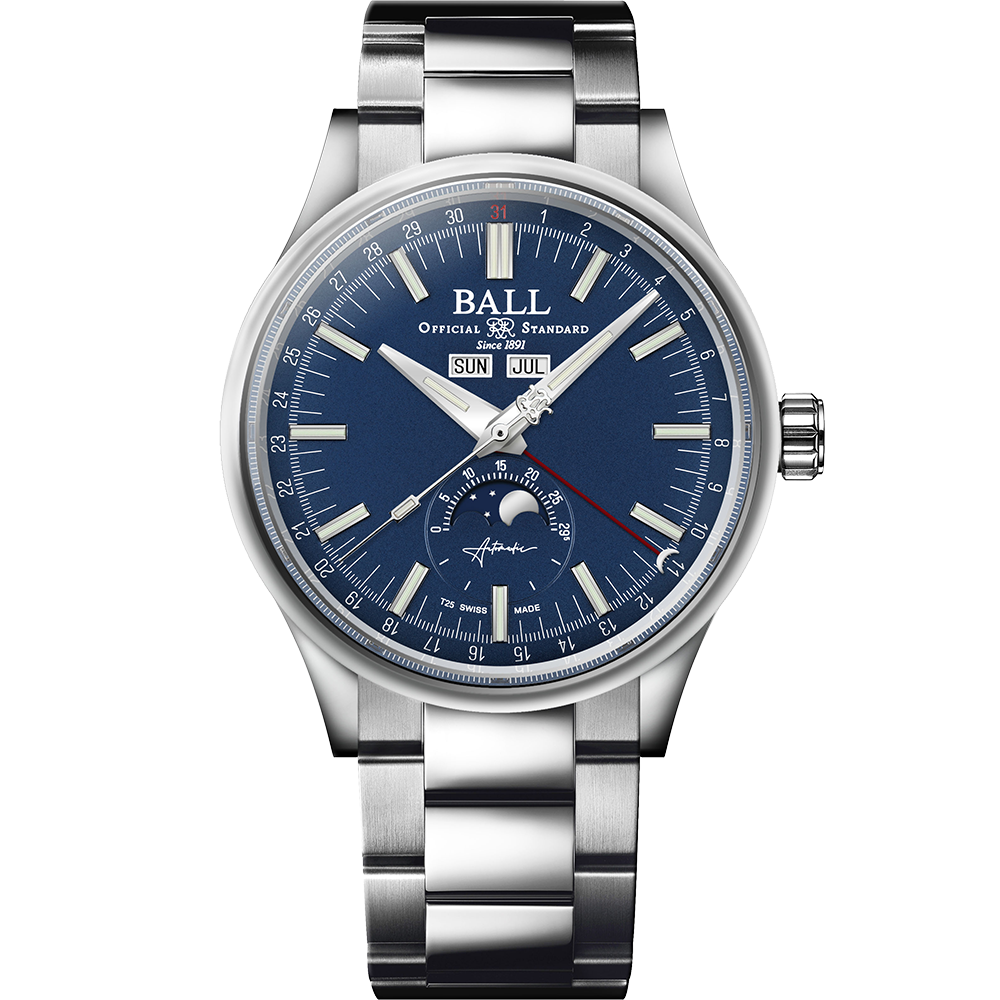Ball Watch Engineer II Moon-phase Calendar, Auto movement, Stainless Steel 40mm Case & Bracelet, Limited Edition