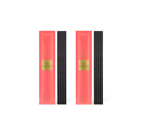 Glasshouse Fragrances Replacement Scent Stems One Night in Rio Passionfruit & Lime SAP-FGR005RIODE