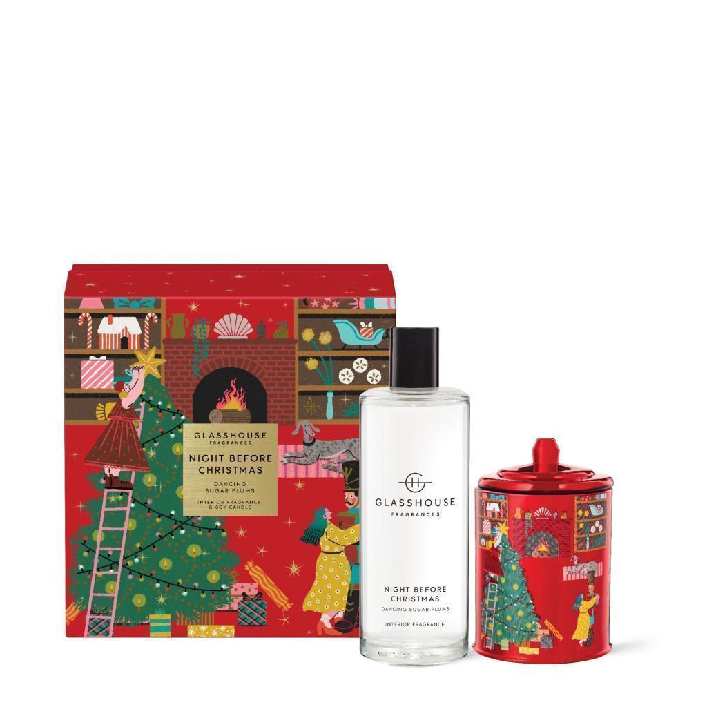 Glasshouse Night Before Christmas Interior Fragrance Gift Set Dancing Sugar Plums