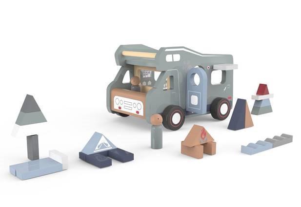 Everearth Camping Van with 24pc Blocks