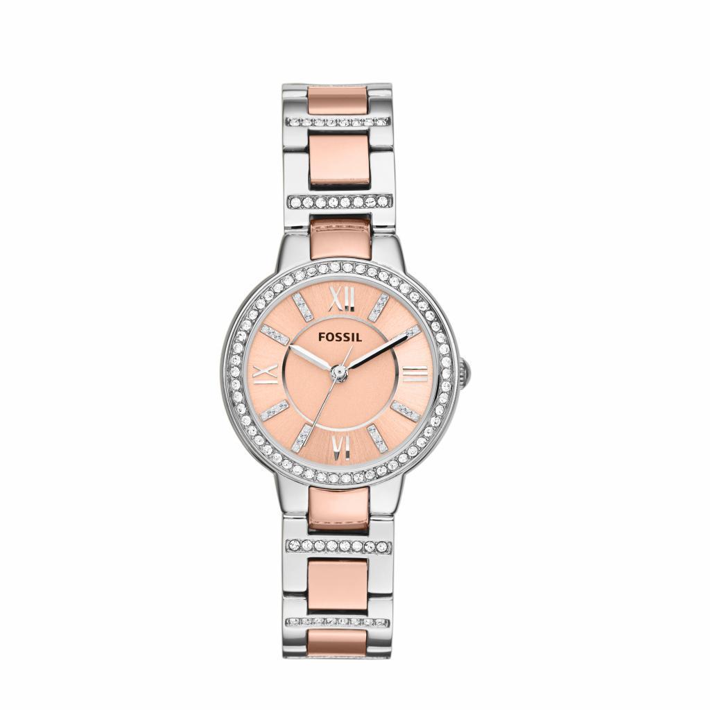 Fossil Ladies Virginia Two Tone Stainless Steel/Acetate Watch