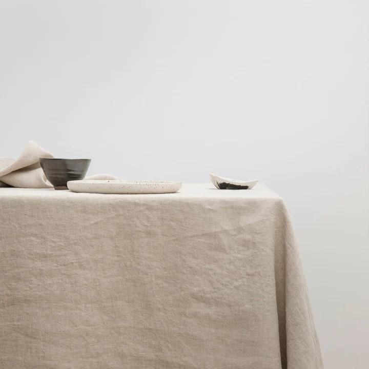 Linen Tablecloth - LargeNatural