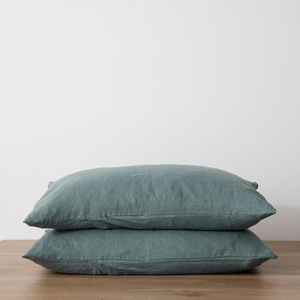 Cultiver Set of 2 Pillowcases King BluestoneBluestone