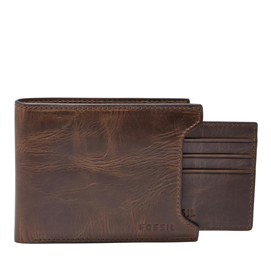 Fossil Men?s Derrick Small Leather Brown