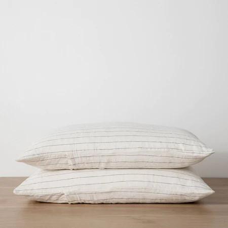 Cultiver Set of 2 Pillowcases King Pencil StripePencil Stripe