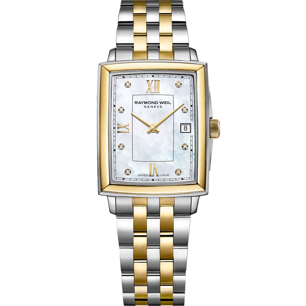 Raymond Weil Toccata Ladies Two-tone Diamond Quartz Watch - 22.6 x 28.1 mm