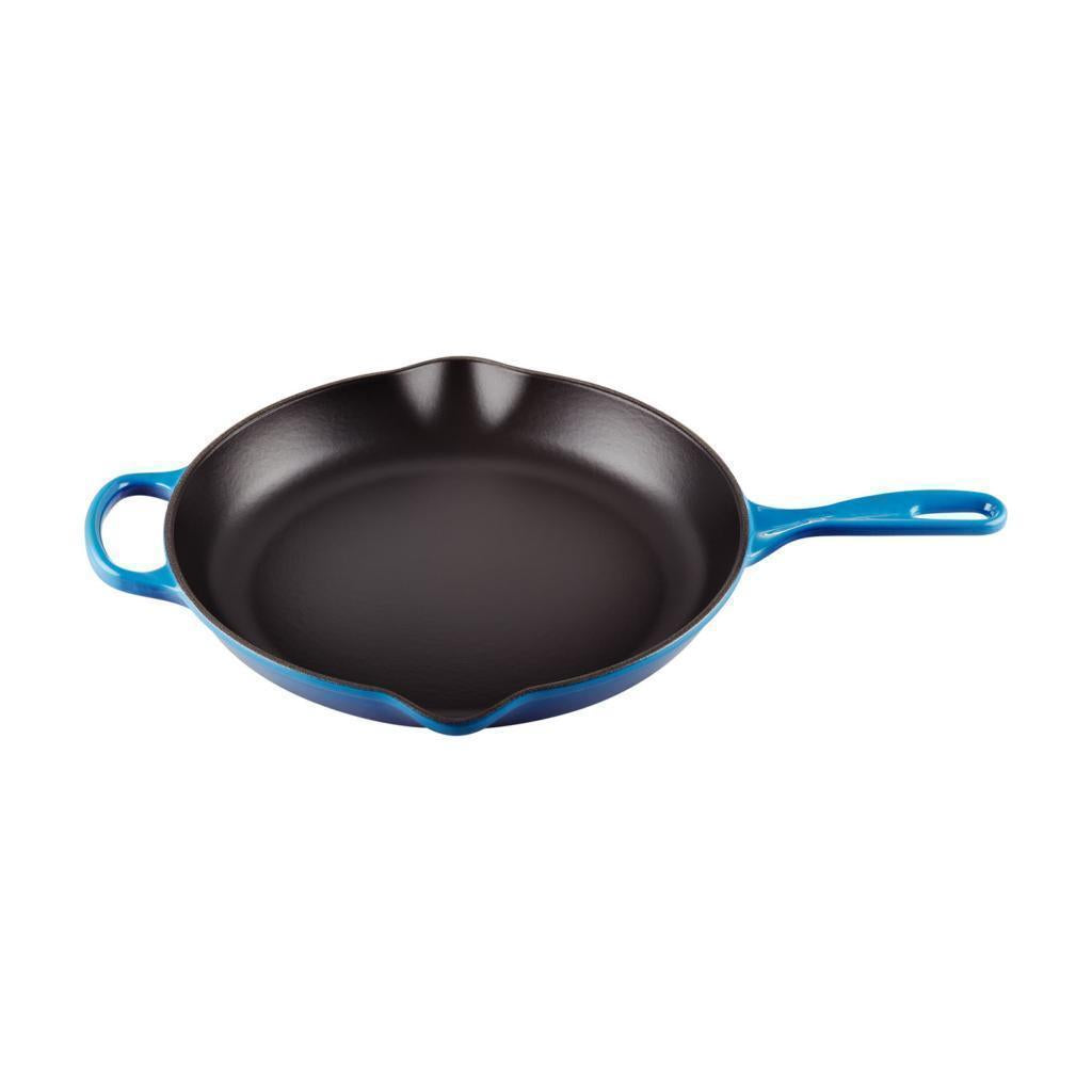 Le Creuset Cast Iron 30cm Skillet - Azure Blue