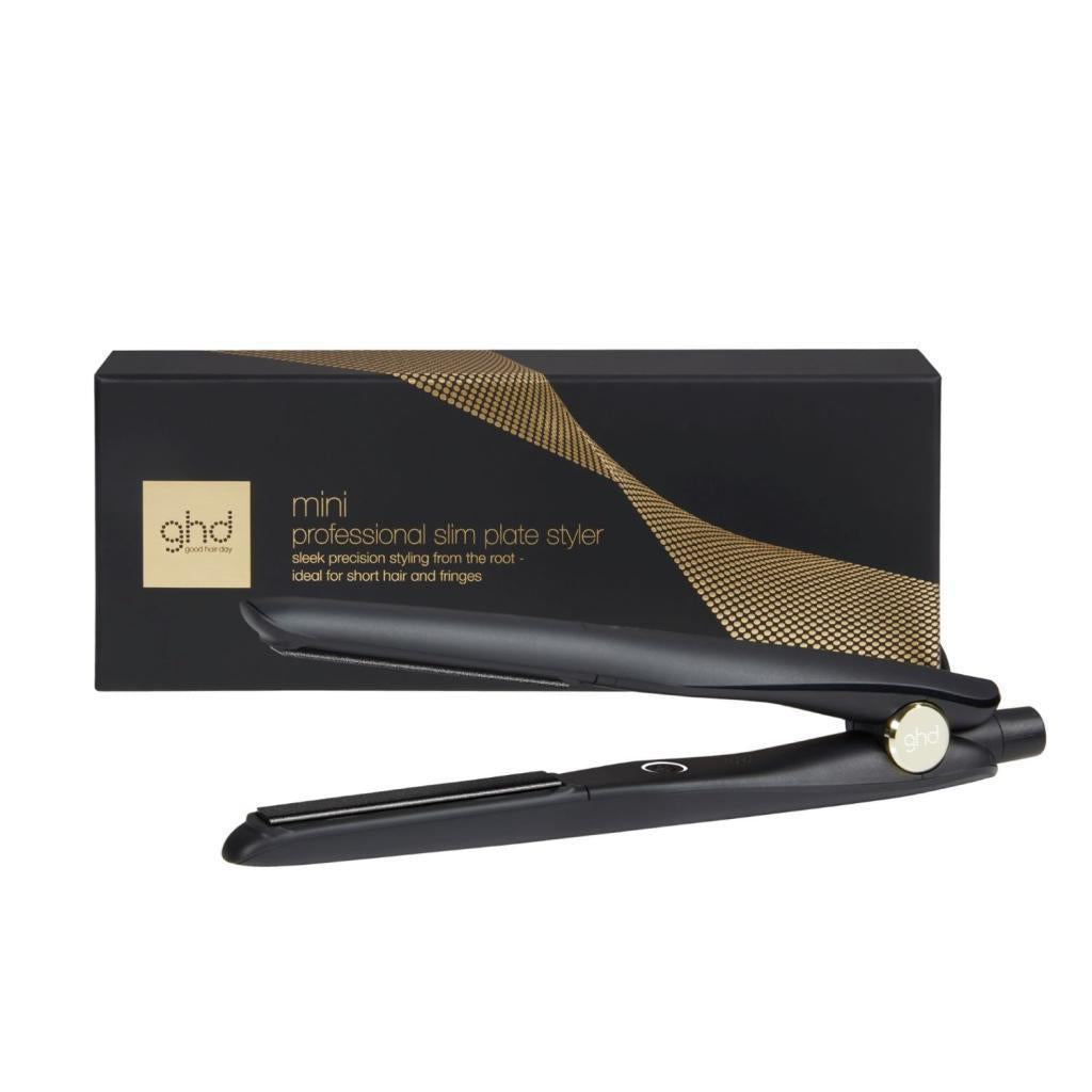 ghd mini Professional Slim Plate Styler Black + GWP (Bodyguard Heat Protector 120ml)