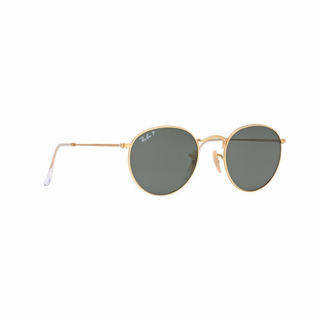 Ray-Ban Round Metal Polarized Sunglasses, Size 50 (S)