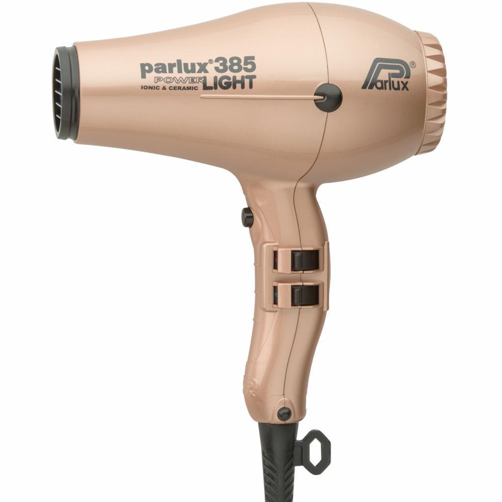 Parlux 385 Powerlight Ceramic & Ionic Dryer 2150W Light Gold