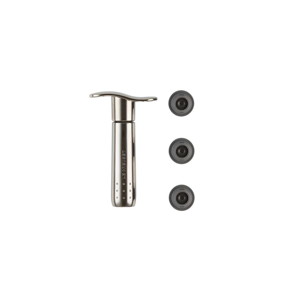 Le Creuset Wine Pump & Stopper Set - Black Nickel
