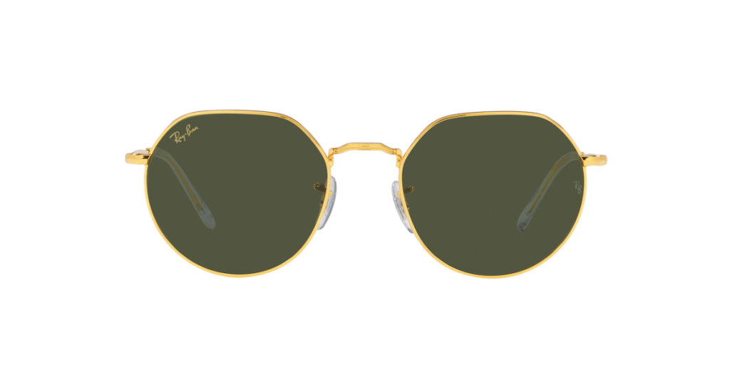 Ray-Ban Jack Arista w Green, Size 53 (L)