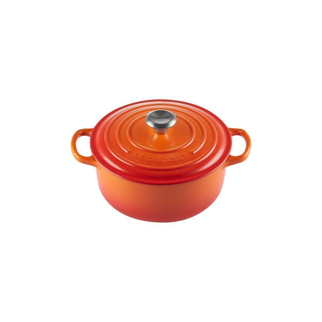Le Creuset Cast Iron 20cm Round Casserole - Volcanic