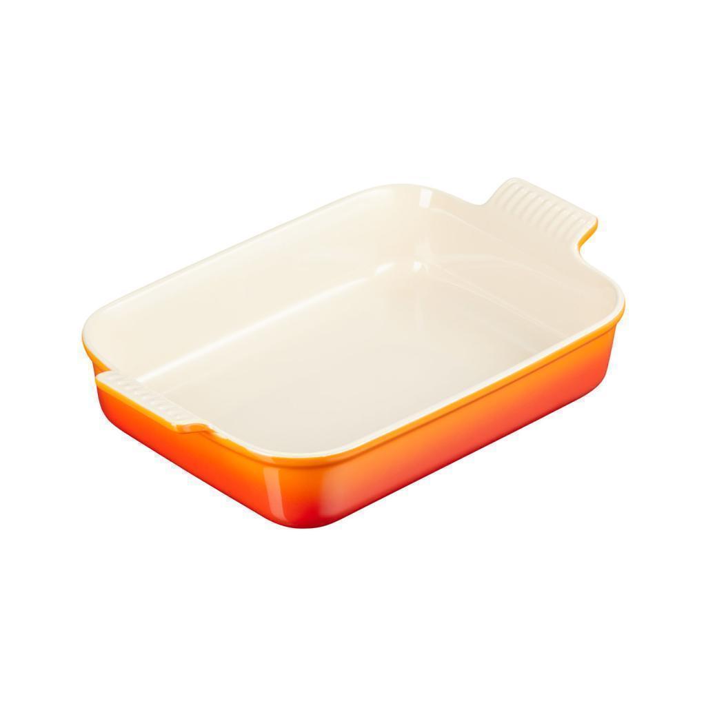 Le Creuset Heritage 32cm Deep Rectangular Dish - Volcanic