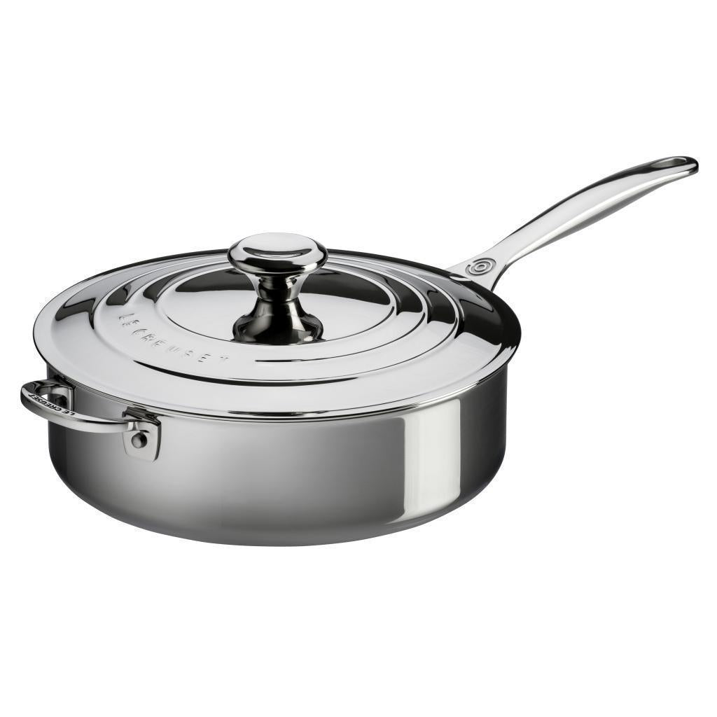 Le Creuset Signature 3-ply Stainless Steel 26cm Saute Pan