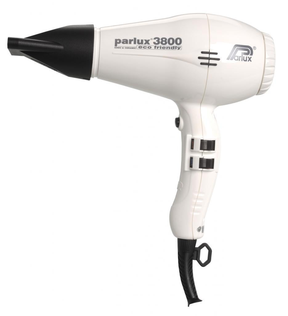Parlux 3800 Ceramic & Ionic Dryer 2100W - White