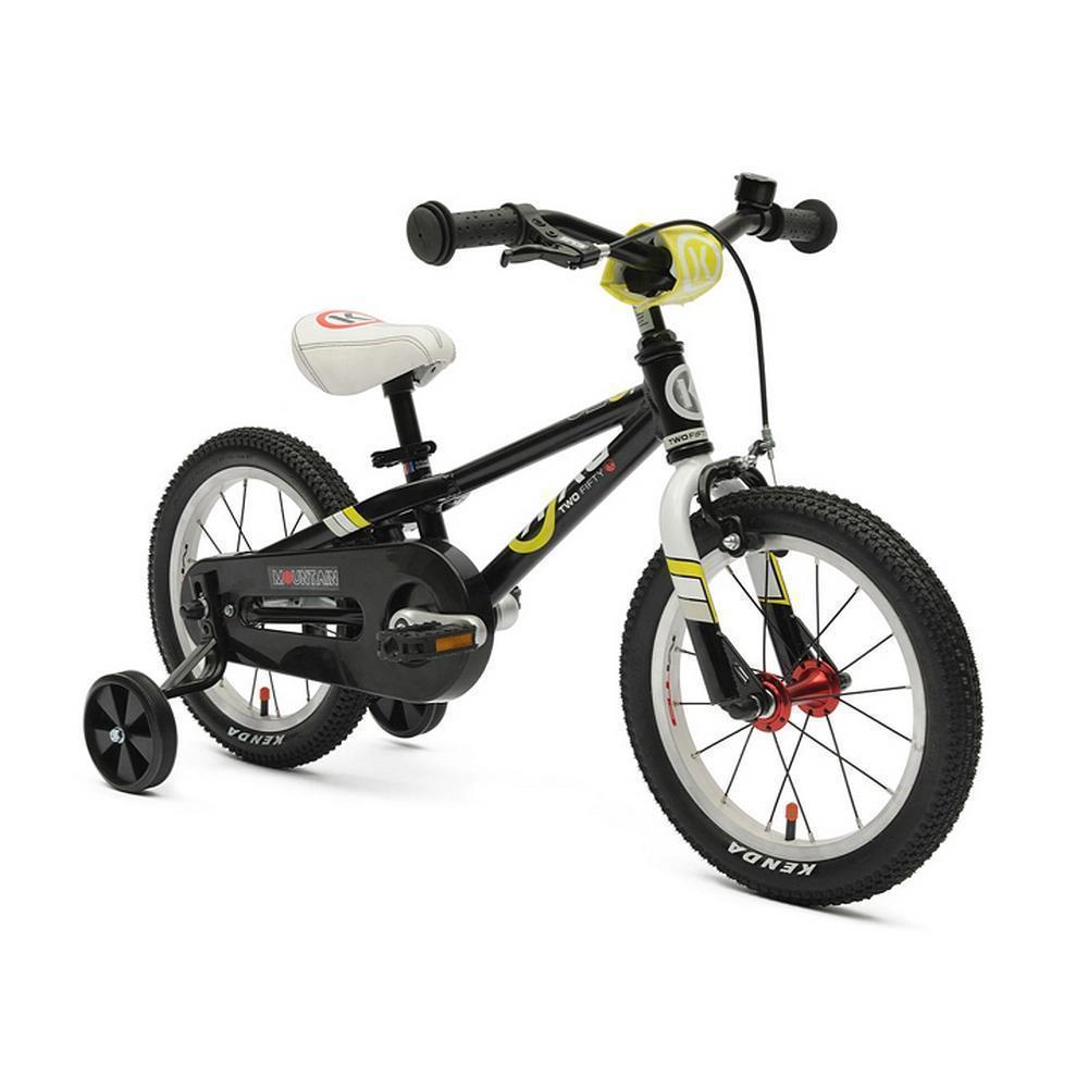 BYK E250 MTB - Boys Black/White Mountain Bike - Age: 3 - 5 years