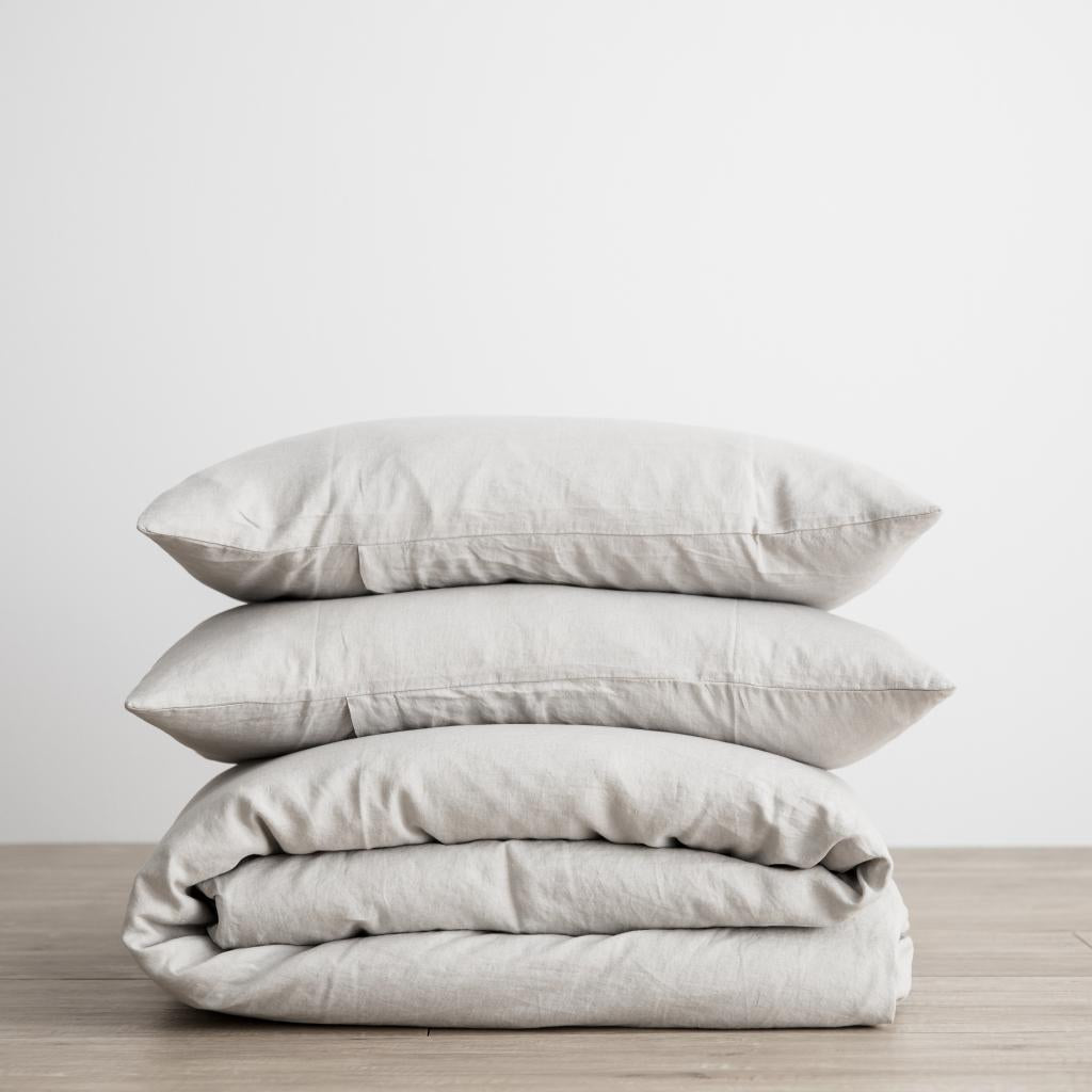Cultiver Linen Duvet set Queen SmokeSmoke