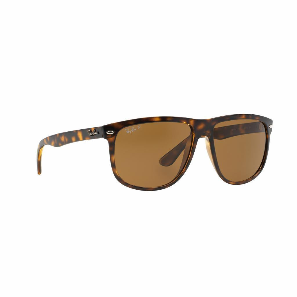 Ray-Ban Light havana Polarized Sunglasses, Size 60 (L)