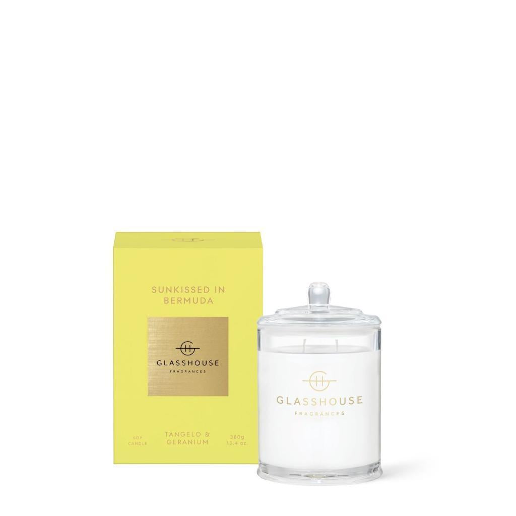 Glasshouse Sunkissed In Bermuda Tangelo & Geranium 380g Soy Candle