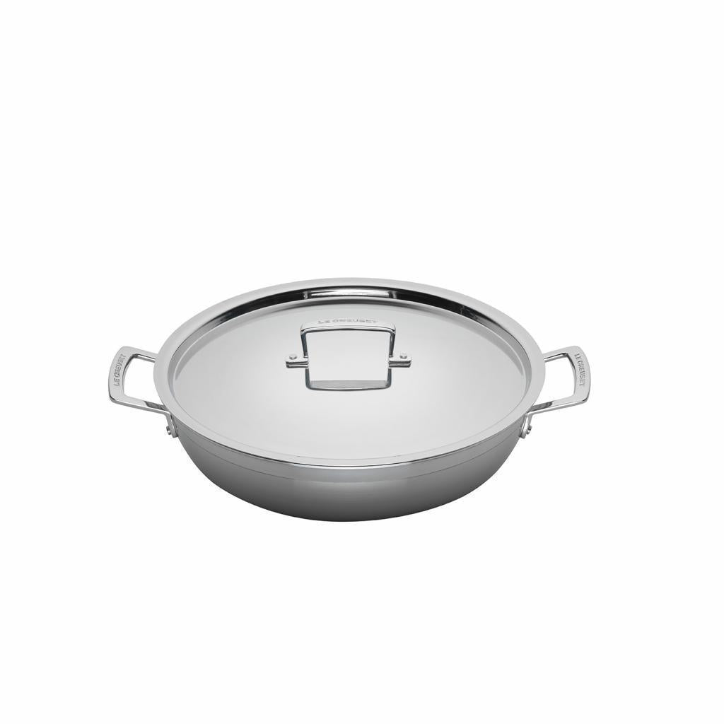 Le Creuset Classic 3-Ply SS 30cm N/Stick Shallow Casserole