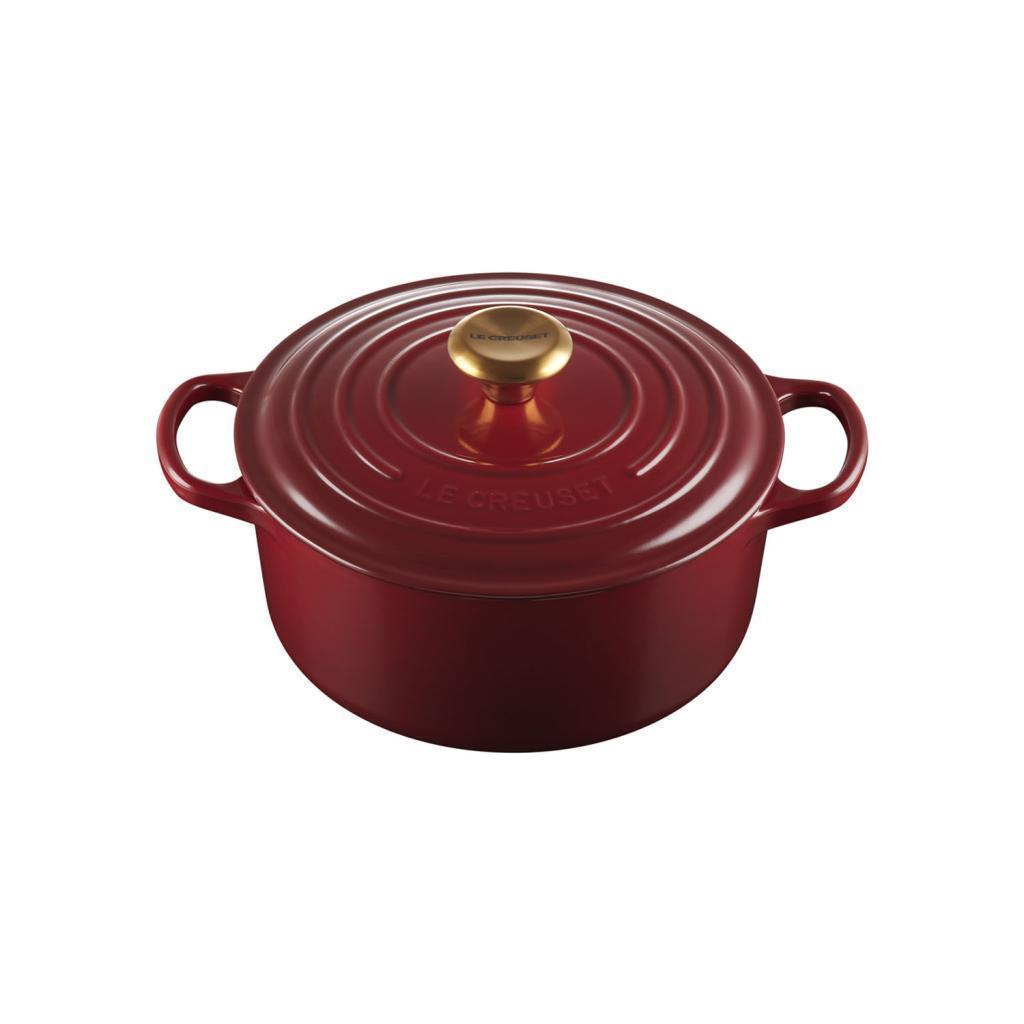 Le Creuset Cast Iron 24cm Round Casserole - Rhone