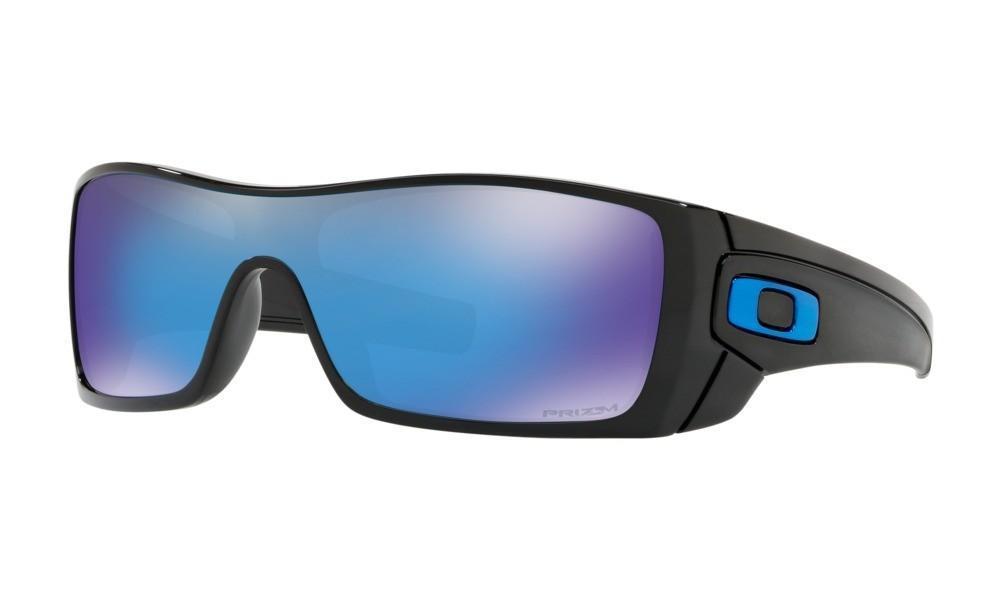Oakley Batwolf Polarized Black W/ Prizm Sapphire Size 27 (M)